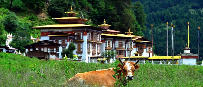 Bhumthang Valleyin Bhutan