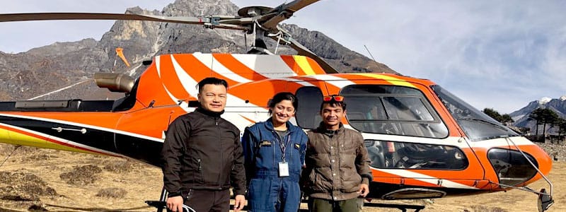 Helicopter Landing tour to Everest