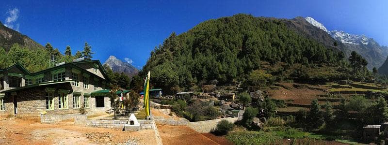 Manju village in Everest