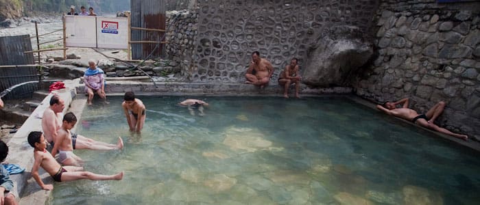 Tatopani\ Hotspring pool.