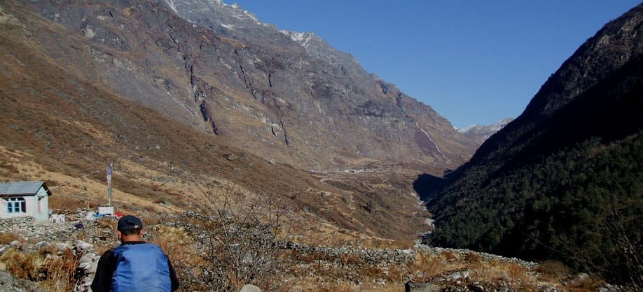 Langtang valley in Lauri binayak pass trekking.